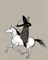 The white horseman of conquest, part of a design for Treadless.