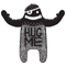 A huggable yeti designed for Mark at Haus of Gmone, a talented designer who specialises in screen printing and sells a great range of homeware and printed apparel on his website. Click the image to see what he has to offer!