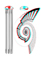 Acrophobia is a fear of heights. This is a three dimensional anaglyph designed to convey the symptoms of the Acrophobic, and can be viewed through 3D glasses to cause blurred vision and a dizzying sense of depth. Viewing the arrows beneath the eye from a shallow angle will reveal a secret message.