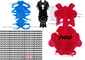 Design for a foldy zine made from a single sheet of paper, on the subject of Phobia and Pareidolia.