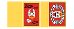 Pyrophobia is a fear of fire. This matchbox can be flipped upside-down to reveal a sinister message about the hazards of fire.